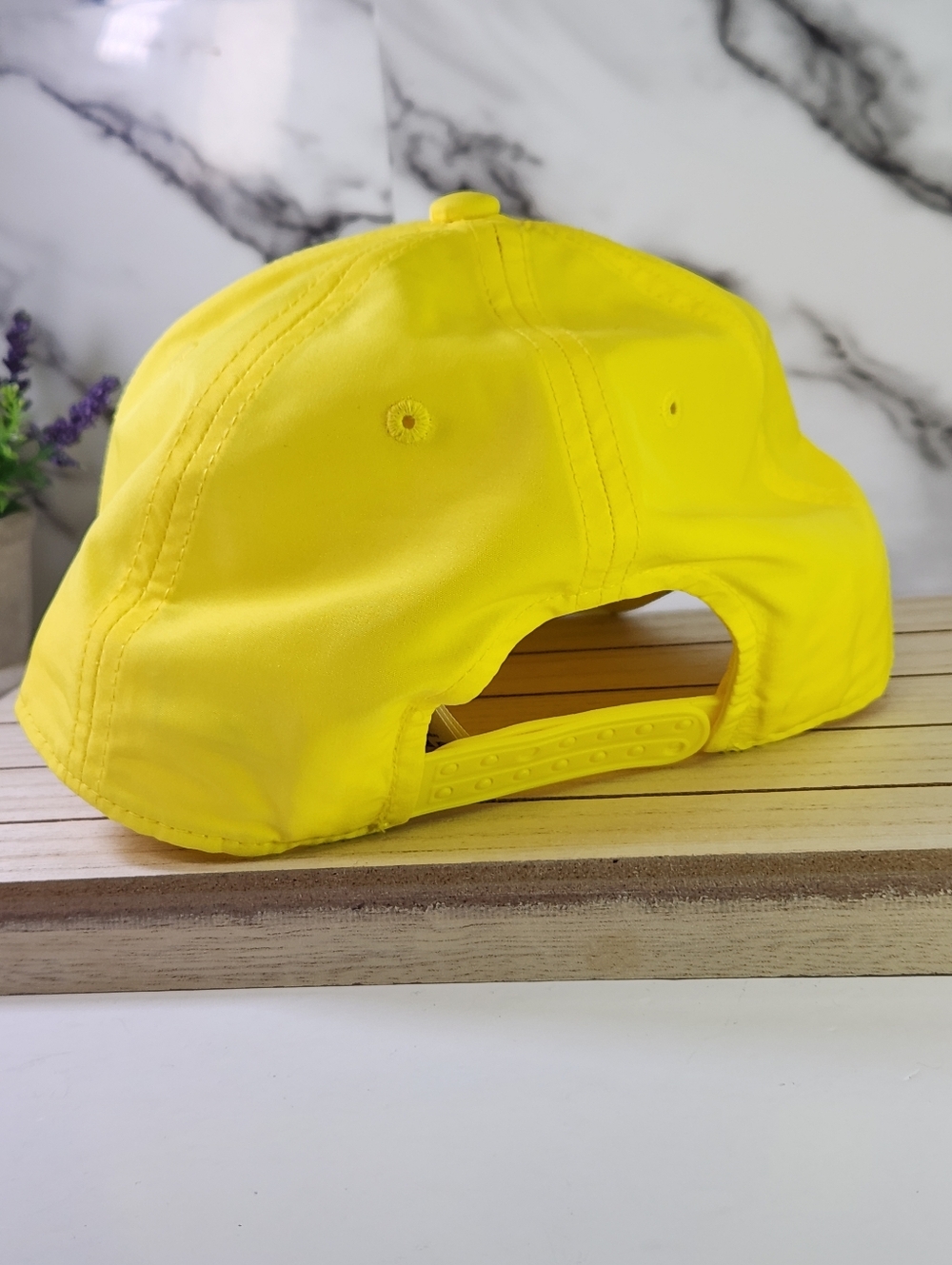 Ferrari & Puma Yellow Baseball Cap. Adjustable Hat - Picture 5 of 8